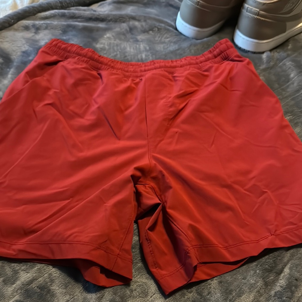 Lululemon Athletica Red Athletic Shorts Lightweight Performance Wear